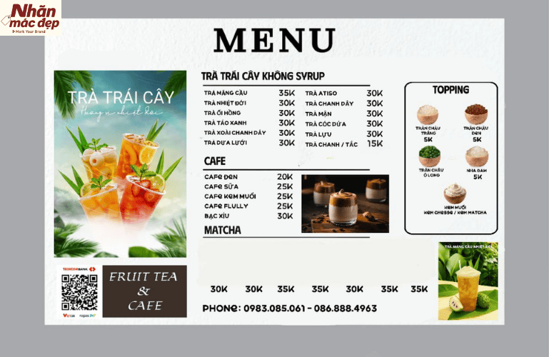 Tham khảo mẫu thiết kế menu cafe hiện đại 3 Tham khảo mẫu thiết kế menu cafe hiện đại 3