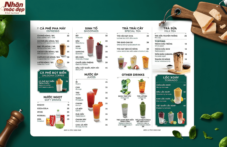 Tham khảo mẫu thiết kế menu cafe hiện đại 8 Tham khảo mẫu thiết kế menu cafe hiện đại 8
