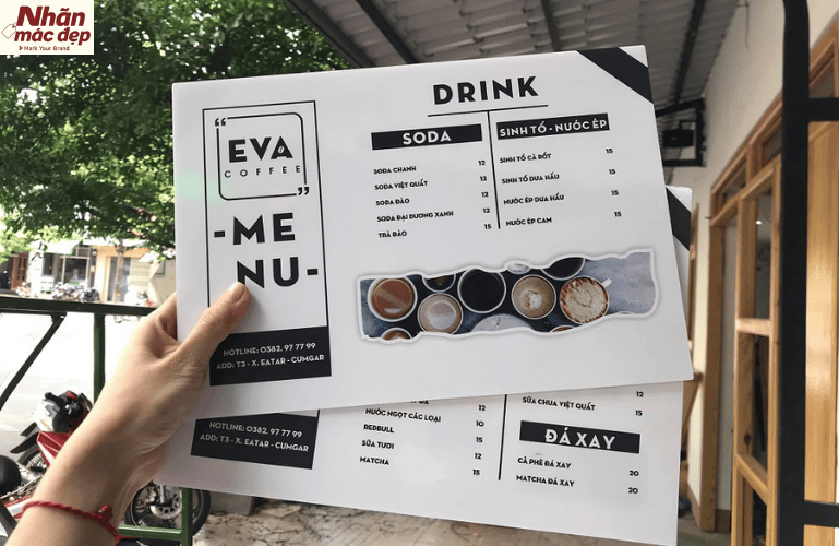 Tham khảo mẫu menu cafe đẹp cho quán sân vườn 8 Tham khảo mẫu menu cafe đẹp cho quán sân vườn 8