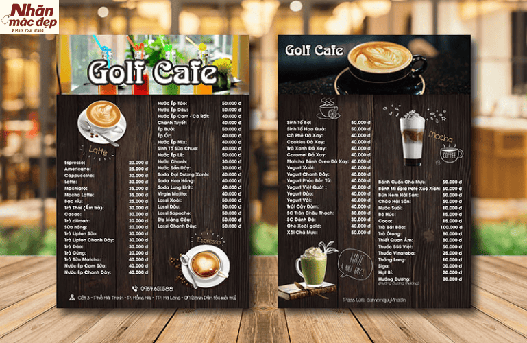 Tham khảo mẫu menu quán coffee phong cách vintage 7 Tham khảo mẫu menu quán coffee phong cách vintage 7