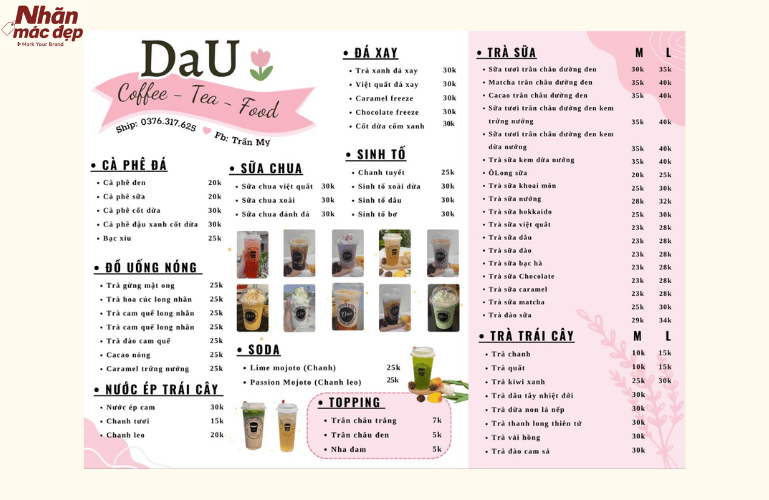 Tham khảo mẫu thiết kế menu coffee dễ thương 4 Tham khảo mẫu thiết kế menu coffee dễ thương 4