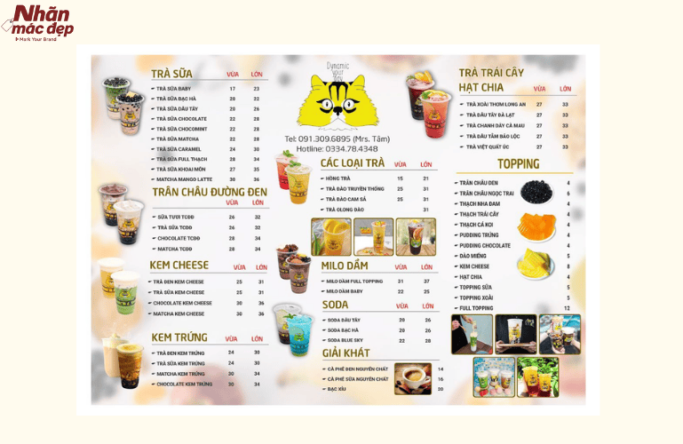 Tham khảo mẫu thiết kế menu coffee dễ thương 5 Tham khảo mẫu thiết kế menu coffee dễ thương 5