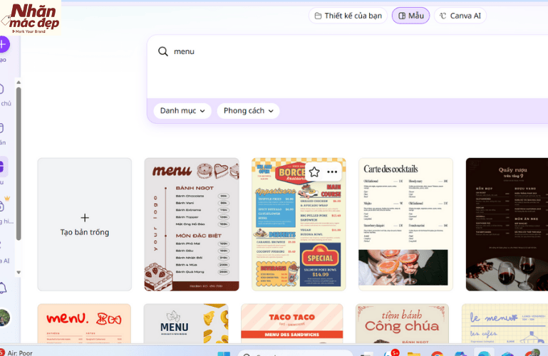 web thiết kế canva web thiết kế canva