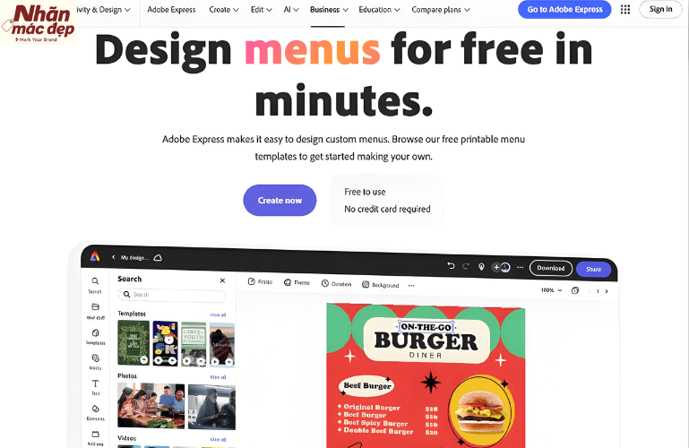 Thiết kế menu quán cafe, trà sữa với Adobe Spark Thiết kế menu quán cafe, trà sữa với Adobe Spark