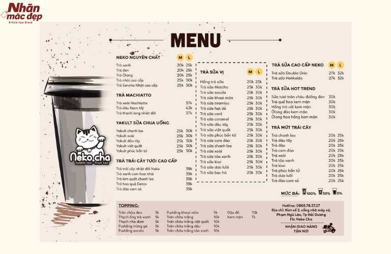 Tham khảo mẫu thiết kế menu coffee đơn giản 8 Tham khảo mẫu thiết kế menu coffee đơn giản 8