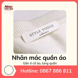 Nhãn Mác Gắn Cổ Áo – Chuyên Nghiệp & Cao Cấp Cho Thời Trang