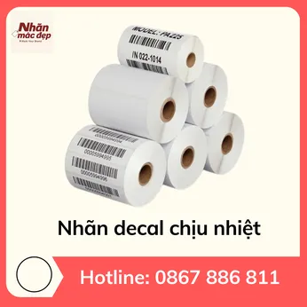 Nhãn decal chịu nhiệt