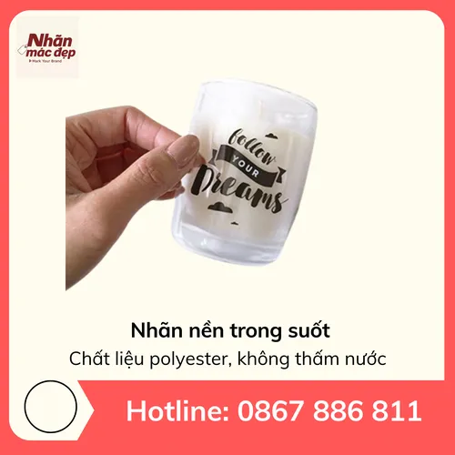 Nhãn nền trong suốt