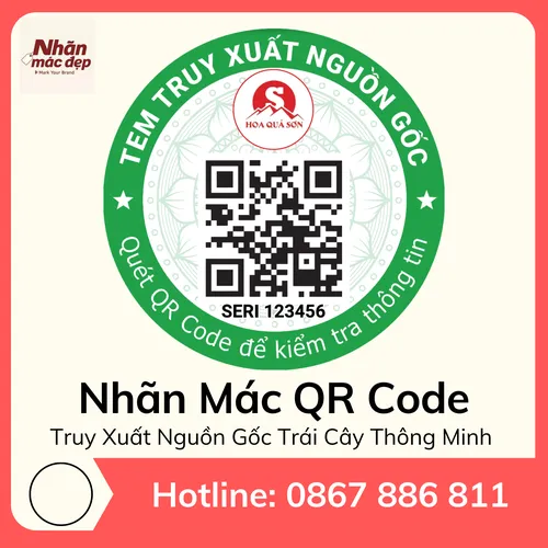 Nhãn Mác QR Code Truy Xuất Nguồn Gốc Trái Cây Thông Minh
