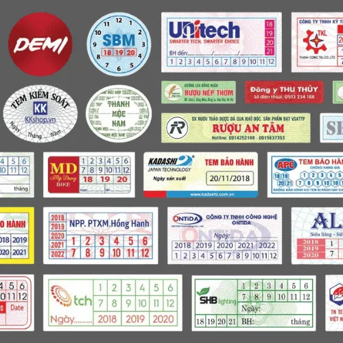 In Tem Niêm Phong | 20+ Mẫu Tem Vỡ, Tem Dán Niêm Phong HCM