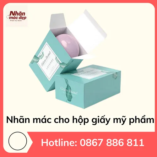Nhãn Mác Cho Hộp Giấy Mỹ Phẩm – In Sắc Nét, Sang Trọng