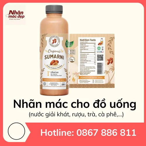 Nhãn Mác Cho Đồ Uống – Nước Giải Khát, Rượu, Trà, Cà Phê Cao Cấp