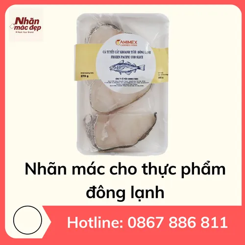 Nhãn Mác Cho Thực Phẩm Đông Lạnh, Hải Sản – Bền Đẹp, Chống Nước