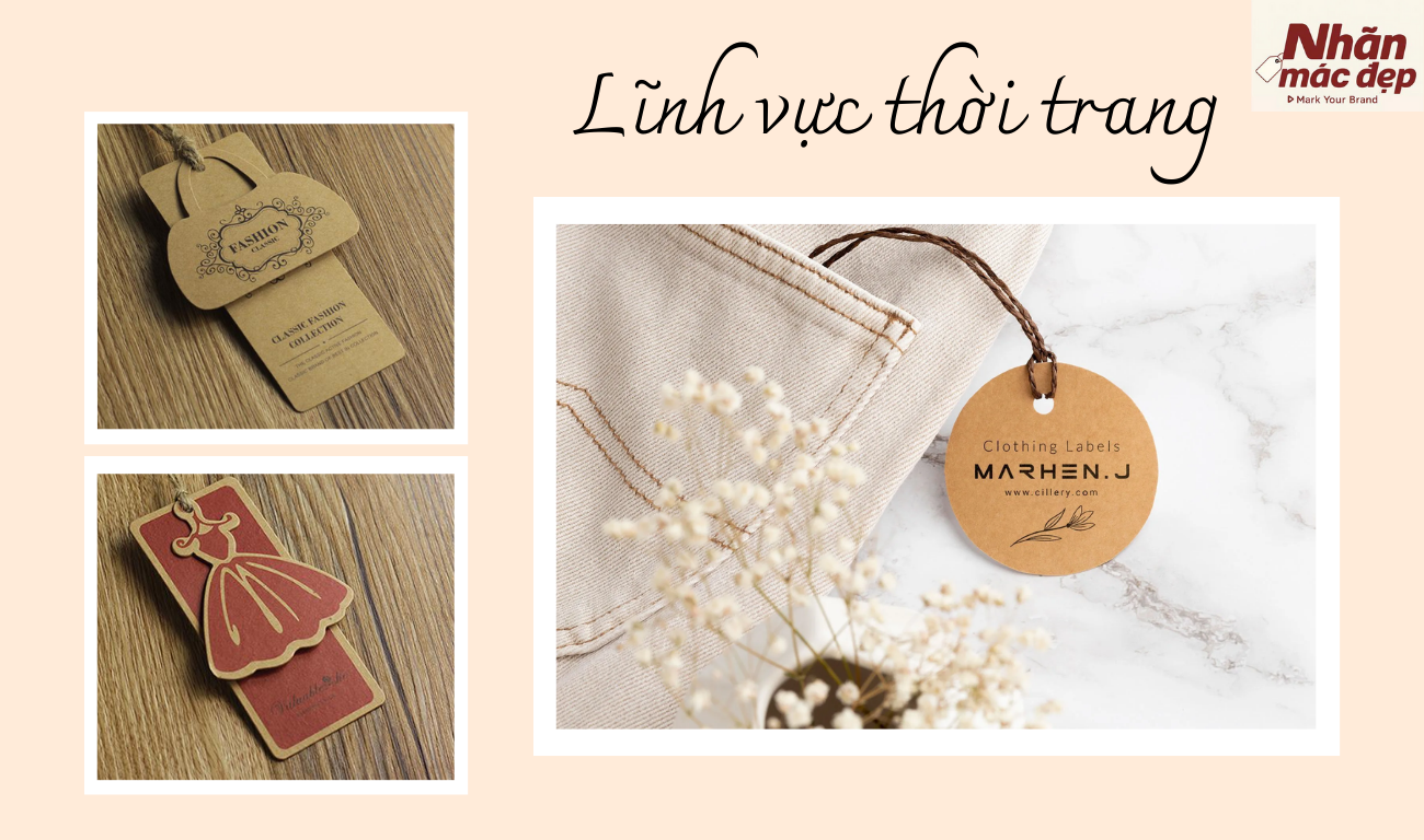 Nhãn dán trong lĩnh vực thời trang Nhãn dán trong lĩnh vực thời trang