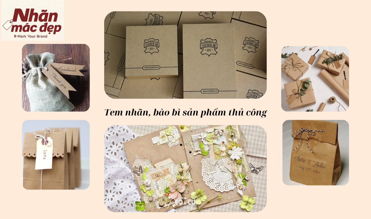Làm tem nhãn sản phẩm thủ công, handmade Làm tem nhãn sản phẩm thủ công, handmade