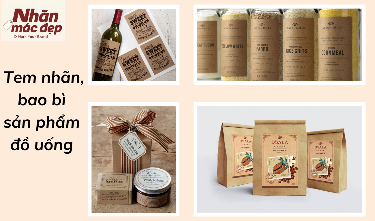 Tem nhãn bao bì thực phẩm và đồ uống Tem nhãn bao bì thực phẩm và đồ uống
