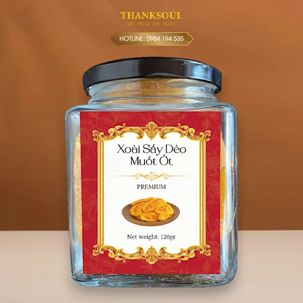 Xoài sấy dẻo muối ớt