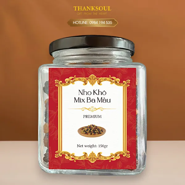 Nho Khô  Mix Ba Màu