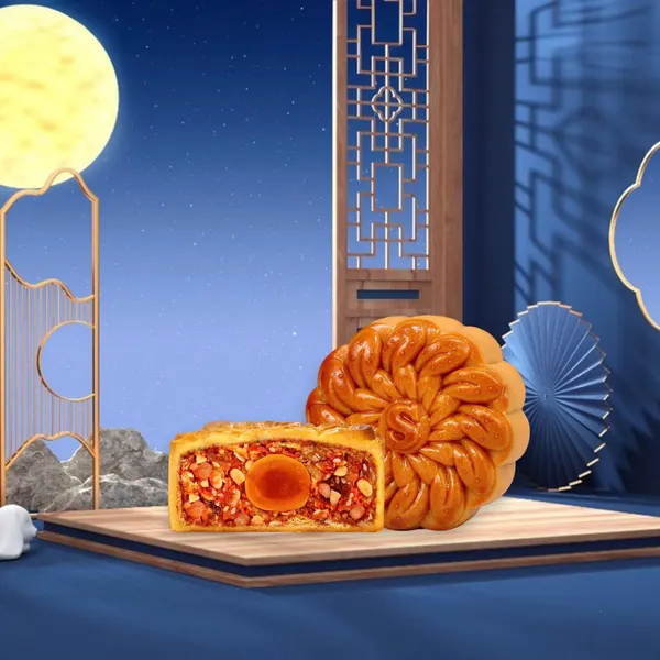 Bánh Trung Thu Thập Cẩm Sò Điệp Sốt Truffle