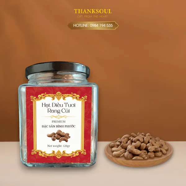 Hạt điều rang củi Bình Phước