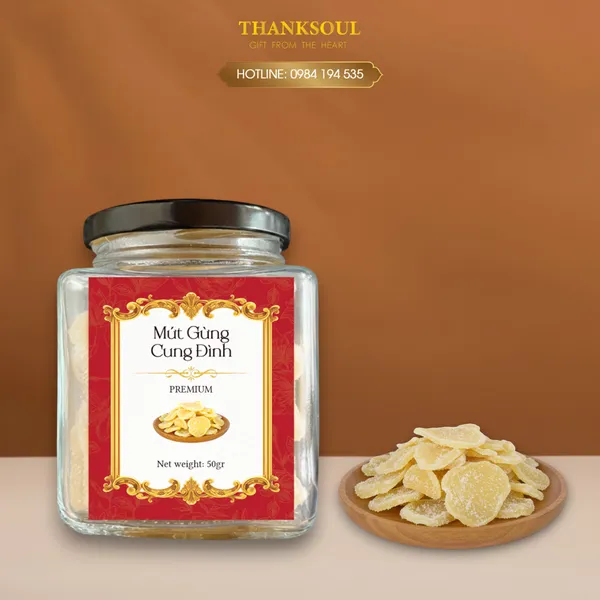 Mứt gừng Cung Đình