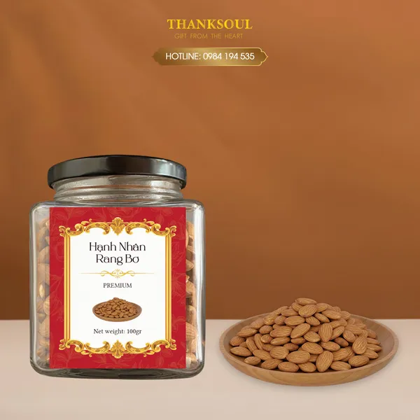 Hạnh nhân rang bơ