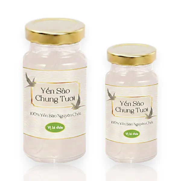 YẾN HŨ CHƯNG SẲN VỊ LÁ DỨA