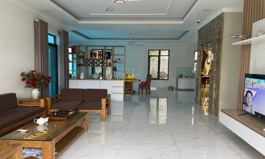 phòng khách rộng thoáng Biệt thự thiết kế hiện đại