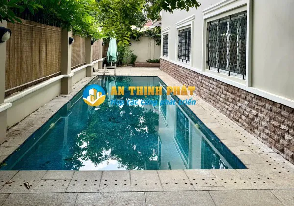 Thuê Biệt Thự Compound 97 Trần Não - Hồ Bơi, Sân Vườn Rộng, An Ninh 24/7