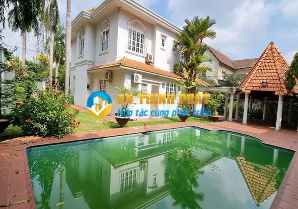 CHO THUÊ BIỆT THỰ GÓC HAI MẶT TIỀN ĐƯỜNG TRẦN NGỌC DIỆN PHƯỜNG THẢO ĐIỀN