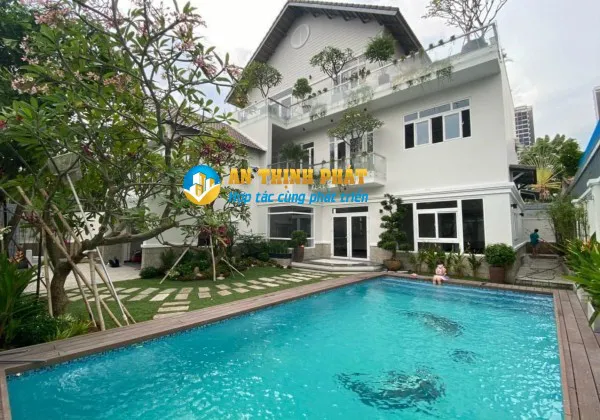 CHO THUÊ BIỆT THỰ HỒ BƠI SÂN VƯỜN ĐƯỜNG 44 THẢO ĐIỀN QUẬN 2