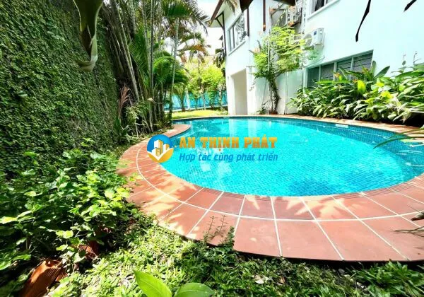 CHO THUÊ BIỆT THỰ SÂN VƯỜN HỒ BƠI 97 TRẦN NÃO COMPOUND ABC AN NINH