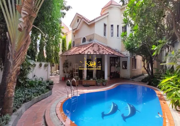 CHO THUÊ BIỆT THỰ THẢO ĐIỀN QUẬN 2 DT 600M2 VIEW HỒ BƠI TUYỆT ĐẸP