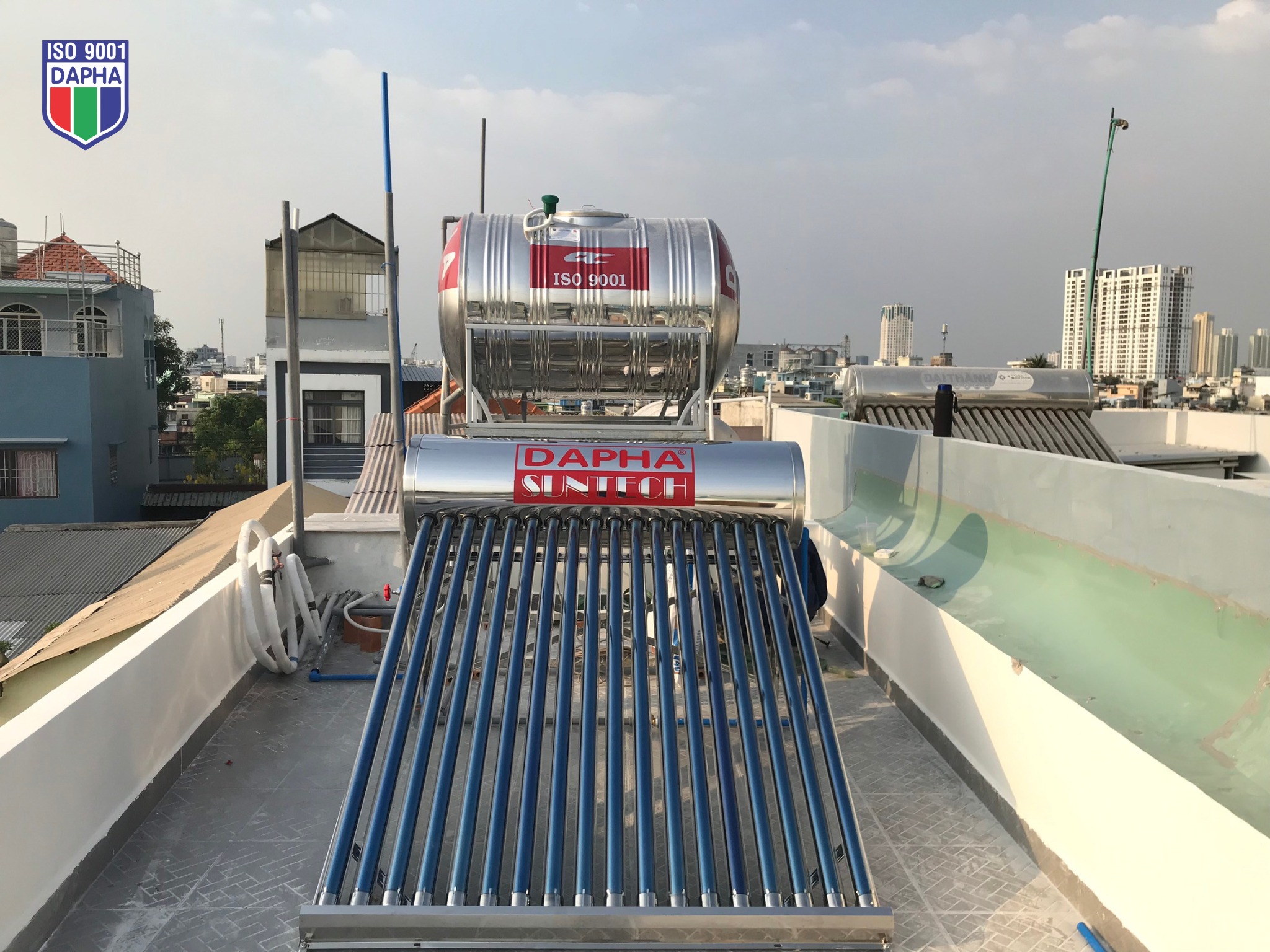 Máy nước nóng năng lượng mặt trời Dapha 160L Máy nước nóng năng lượng mặt trời Dapha 160L