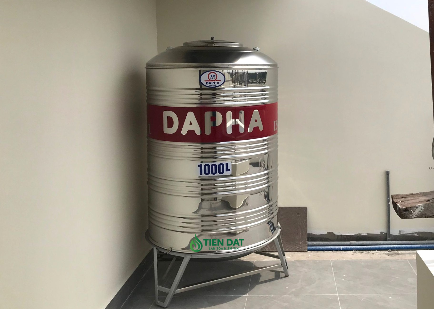 Bồn nước inox Dapha nội địa đứng 500L Bồn nước inox Dapha nội địa đứng 500L