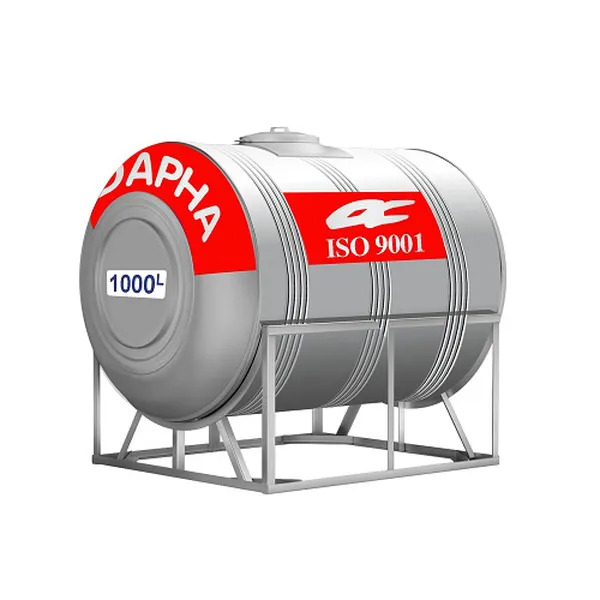 Bồn nước inox Dapha nội địa ngang 1000L