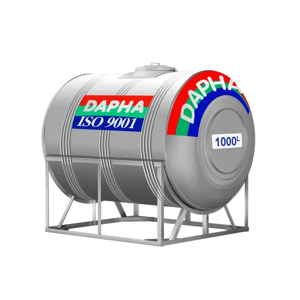 Bồn nước inox Dapha xuất khẩu ngang 700L