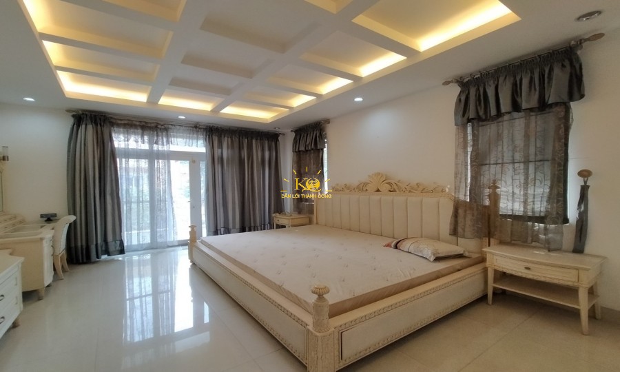 phòng ngủ nội thất đẹp thiết kế tinh tế nhà cho thuê quận 2