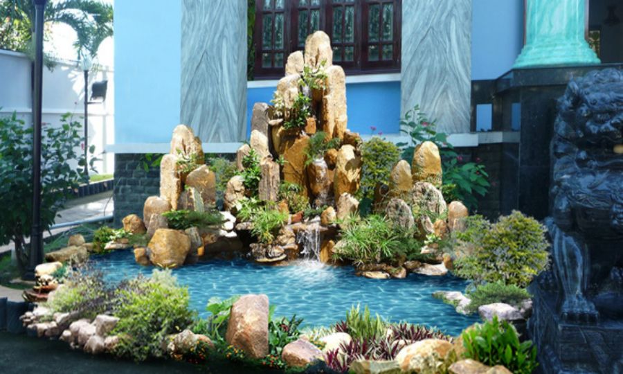 Hòn non bộ ngoài giá trị thẩm mỹ thì còn có ý nghĩa phong thủy Hòn non bộ ngoài giá trị thẩm mỹ thì còn có ý nghĩa phong thủy