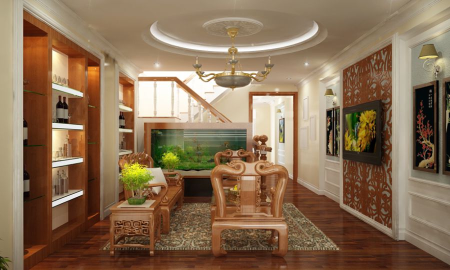 Việc đặt bể cá đúng vị trí để không những trang trí mà còn kích hoạt được tài lộc và rước vận may