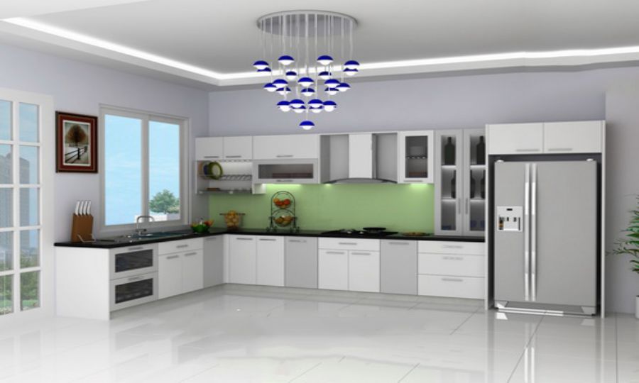 Tạo điểm nhấn trên trần nhà bếp Tạo điểm nhấn trên trần nhà bếp