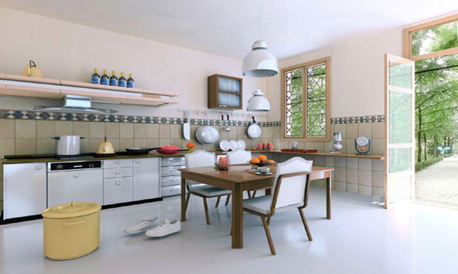 Theo phong thủy, bếp lửa không nên đặt đối diện với cửa. Theo phong thủy, bếp lửa không nên đặt đối diện với cửa.