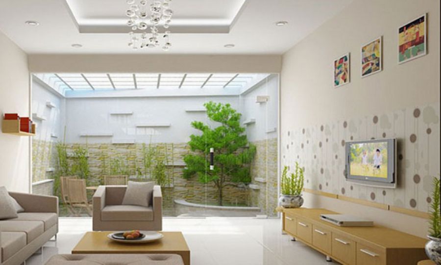 Diện tường có thể xây, ốp trang trí, treo cây xanh Diện tường có thể xây, ốp trang trí, treo cây xanh