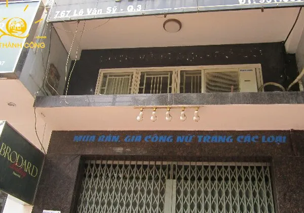 CHO THUÊ NHÀ QUẬN 3 ĐƯỜNG LÊ VĂN SỸ DT 4M*8M