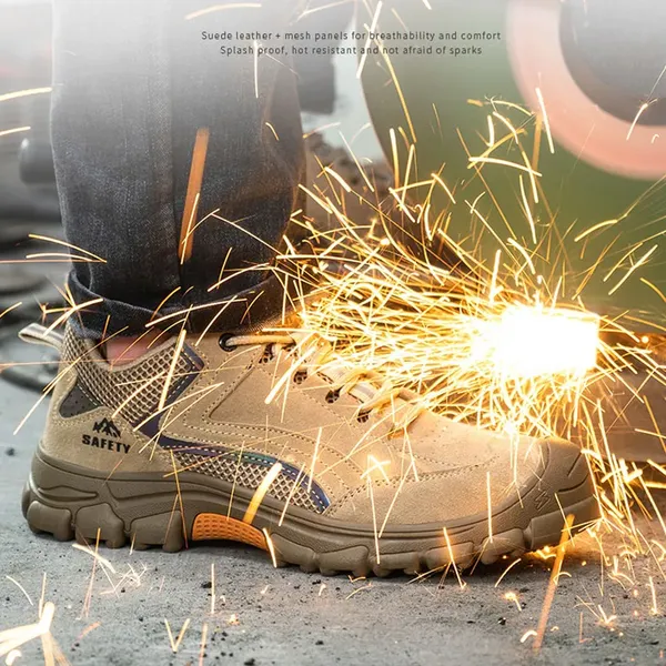 Giày Bảo Hộ Mũi Thép Chống Va Đập Đế Kevlar Chống Đâm Xuyên VA04N