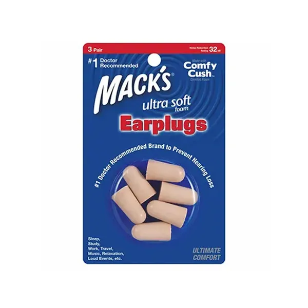  Nút tai chống ồn Mack's 3 cặp loại Ultra Soft Foam