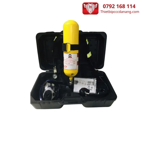 Mặt nạ phòng độc cách ly (có mặt trùm và bình khí thở) SCBA T8000 6.8L