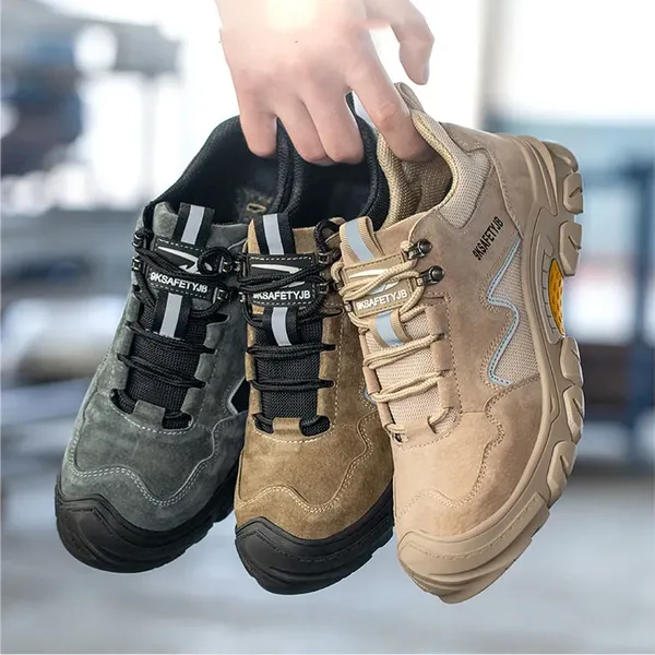 Giày Bảo Hộ Lao Động Da Bò Mũi Thép Chống Đập Chống Đâm Thủng Chống Trượt Chống Bỏng VA10