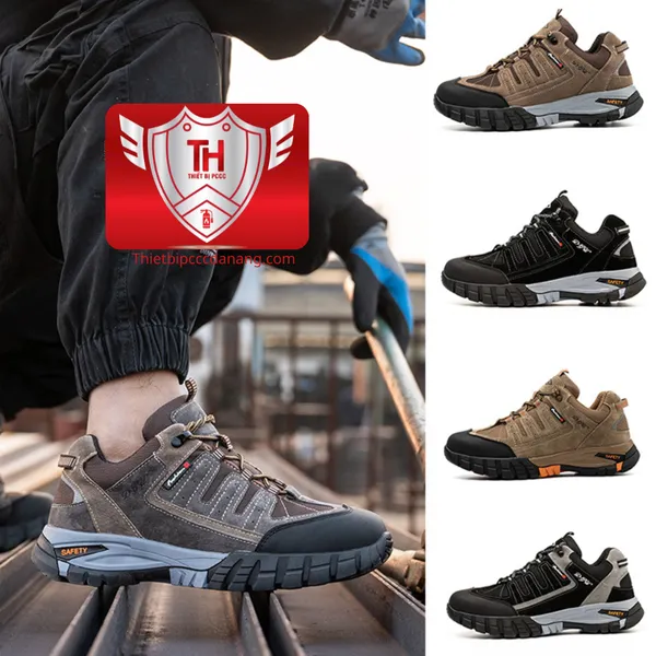 Giày Bảo Hộ  Mũi Bọc Thép Chống Va Đập Đế Chống Đâm Thủng VA03