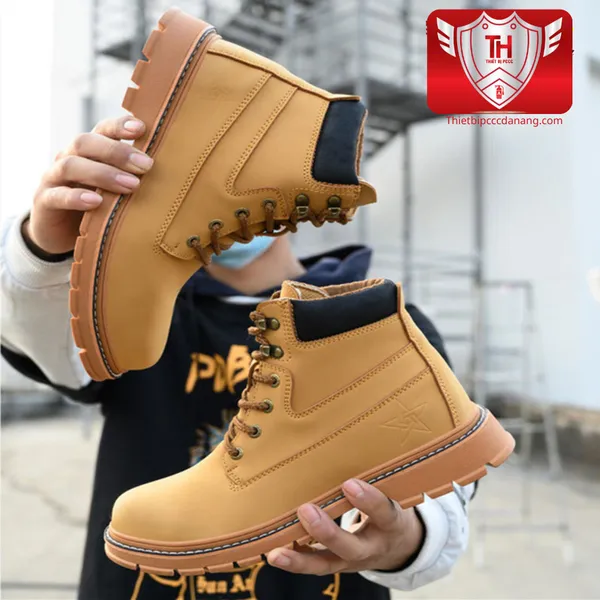 Giày Bảo Hộ Cao Cổ Chống Đinh Chống Dập Đế Chống Trượt VA15